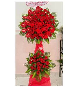 kệ hoa khai trương phát tài như ý