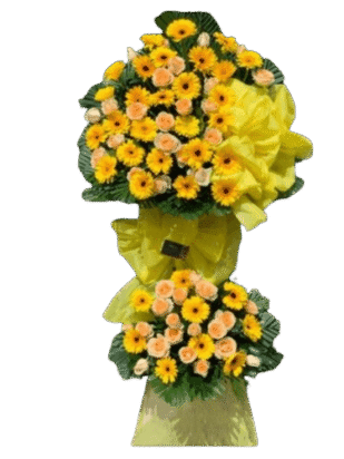 kệ hoa khai trương lộc xuân rực rỡ