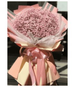 bó hoa baby hồng