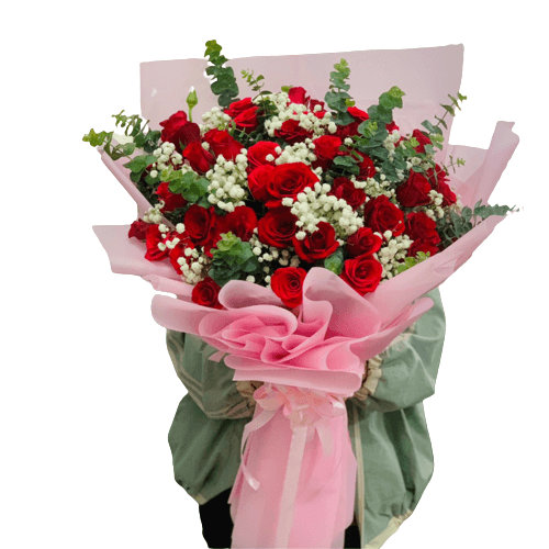 1060-880 bó hoa hồng ngọt ngào như em