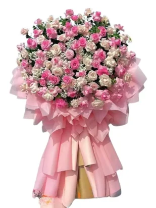 kệ hoa chúc mừng khởi đầu vững chắc