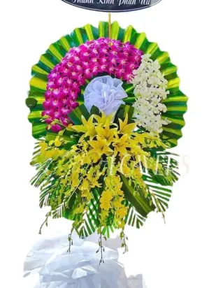 kệ hoa viếng trầm hương tưởng niệm