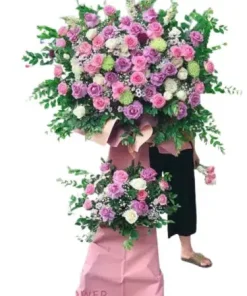 kệ hoa khai trương ngọc llan hưng thịnh