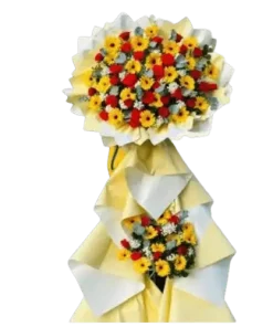 kệ hoa khai trương vàng son thịnh vượng