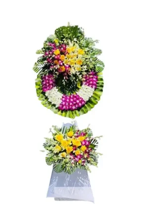 Kệ hoa viếng cầu nguyện siêu thoát