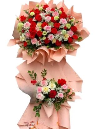 kệ hoa chúc mừng rừng hoa thịnh vượng