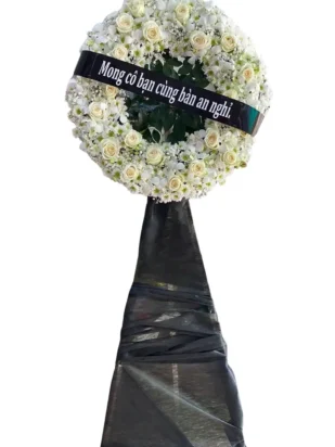 Kệ hoa viếng nhớ ơn sâu nặng