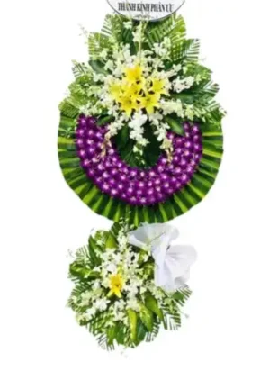 Kệ hoa viếng người hiền để lại dấu