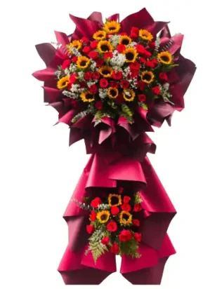 kệ hoa khai trương cánh mai thịnh vượng