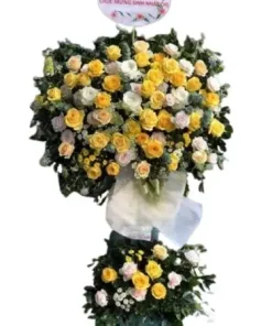 kệ hoa khai trương đóa hồng thành công