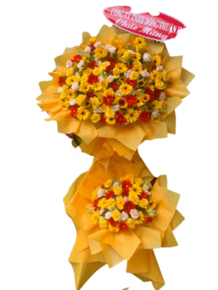 kệ hoa khai trương hưng gia phát đạt