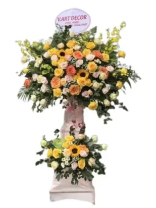 kệ hoa chúc mừng khai hoa đắc lộc