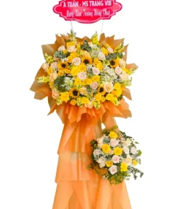 Kệ hoa khai trương nắng xuân đại phát