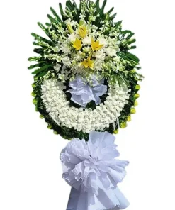 Kệ hoa viếng về với đất mẹ