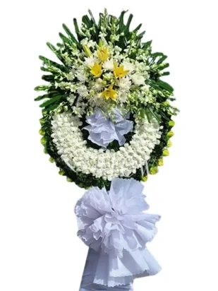 Kệ hoa viếng về với đất mẹ