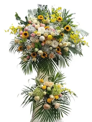 kệ hoa khai trương chắp cánh thành công