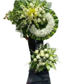 kệ hoa viếng về với đất mẹ