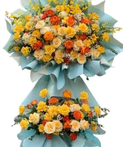 kệ hoa khai trương rực sáng tương lai