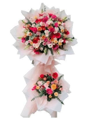 kệ hoa chúc mừng hồng phúc trường tồn