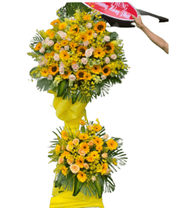 kệ hoa khai trương lộc vàng khai sắc