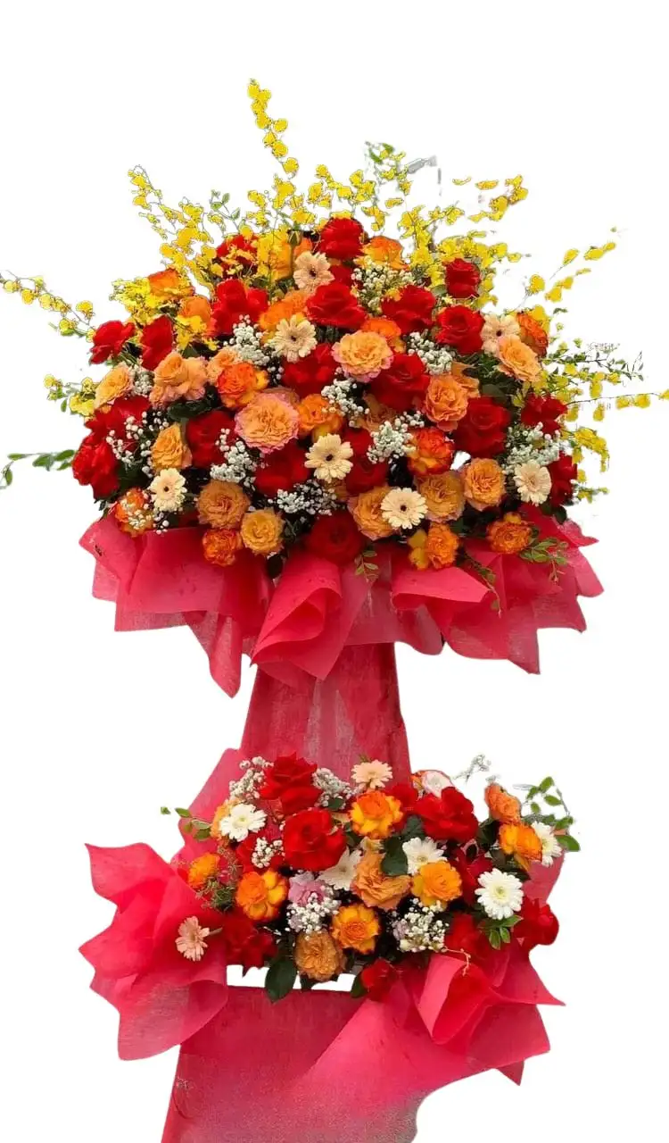 1550 kệ hoa chúc mừng vinh quang doanh nghiệp