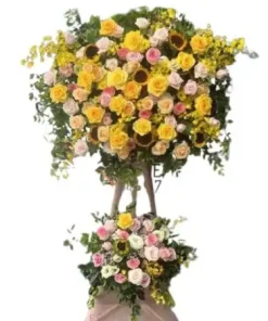 kệ hoa chúc mừng may mắn tràn đầy