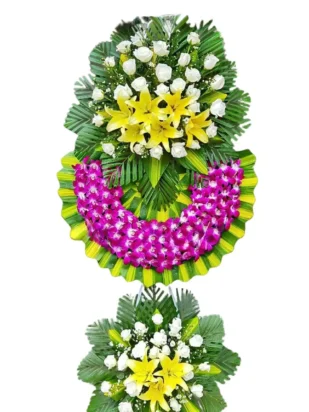 Kệ hoa viếng lời chia buồn thành kính