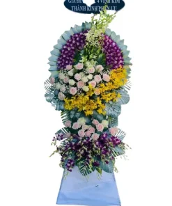 kệ hoa viếng xin thắp nén nhang