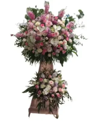 kệ hoa khai trương phát lộc bình an