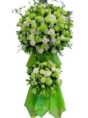 Kệ hoa chúc mừng khai trương xanh hy vọng