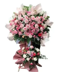 kệ hoa khai trương khai vận đắc tài