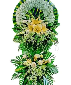 Kệ hoa viếng sương khói tiễn biệt