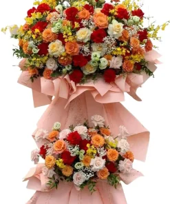 kệ hoa khai trương kim ngọc mãn đường