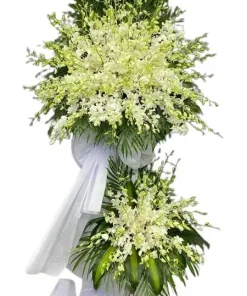 kệ hoa viếng Một cõi lặng thinh