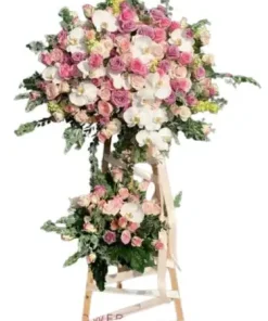 Kệ Hoa Chúc Mừng Tài Lộc Vô Biên