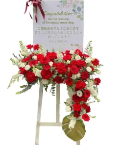 kệ hoa chúc mừng tài vận thăng hoa