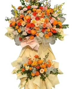 Kệ hoa Chúc mừng vươn tới đỉnh cao