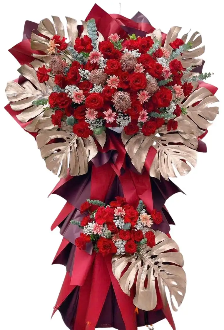 1900 (4) kệ hoa khai trương lộc đỏ ngập tràn