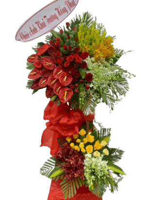 kệ hoa chúc mừng thịnh vượng bền lâu