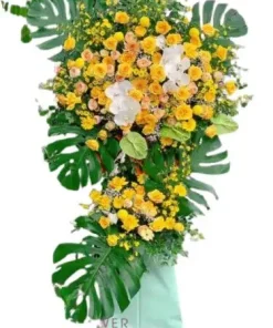 Kệ hoa chúc doanh nghiệp phát tài