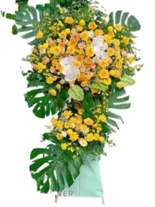 Kệ hoa chúc doanh nghiệp phát tài