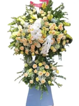 kệ hoa chúc mừng thương trường hưng thịnh