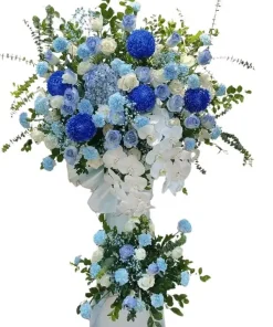 kệ hoa chúc mừng gió xuân thịnh vượng