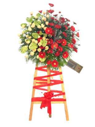 kệ hoa chúc mừng rạng danh thương hiệu