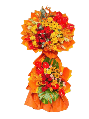 kệ hoa chúc mừng sáng tạo thành công