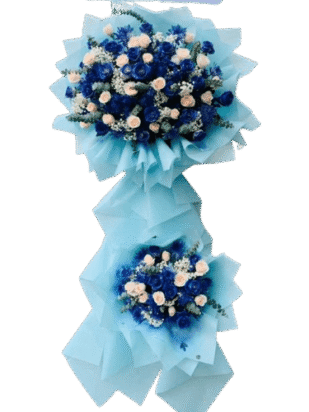 kệ hoa chúc mừng thắp sáng thành công