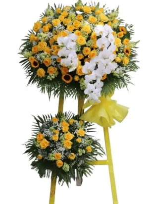 kệ hoa khai trương cánh hoa vinh quang