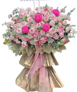 kệ hoa khai trương vạn bảo an khang