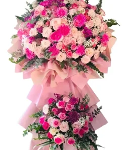 kệ hoa khai trương chí lớn thành tài