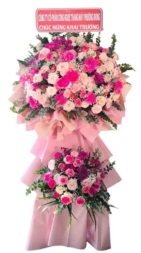 2900 kệ hoa khai trương chí lớn thành tài